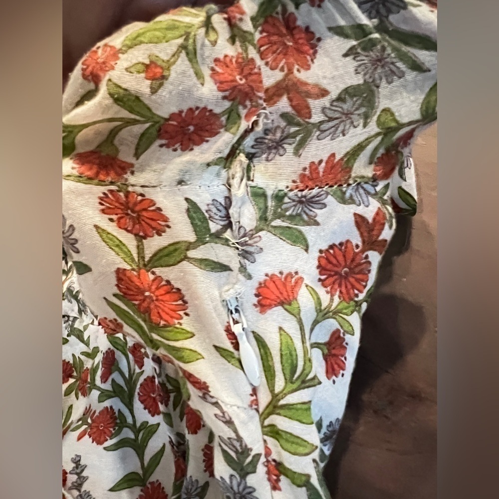 BANJANAN Artemis Dress Boundless Floral White Size XS - Picture 15 of 16